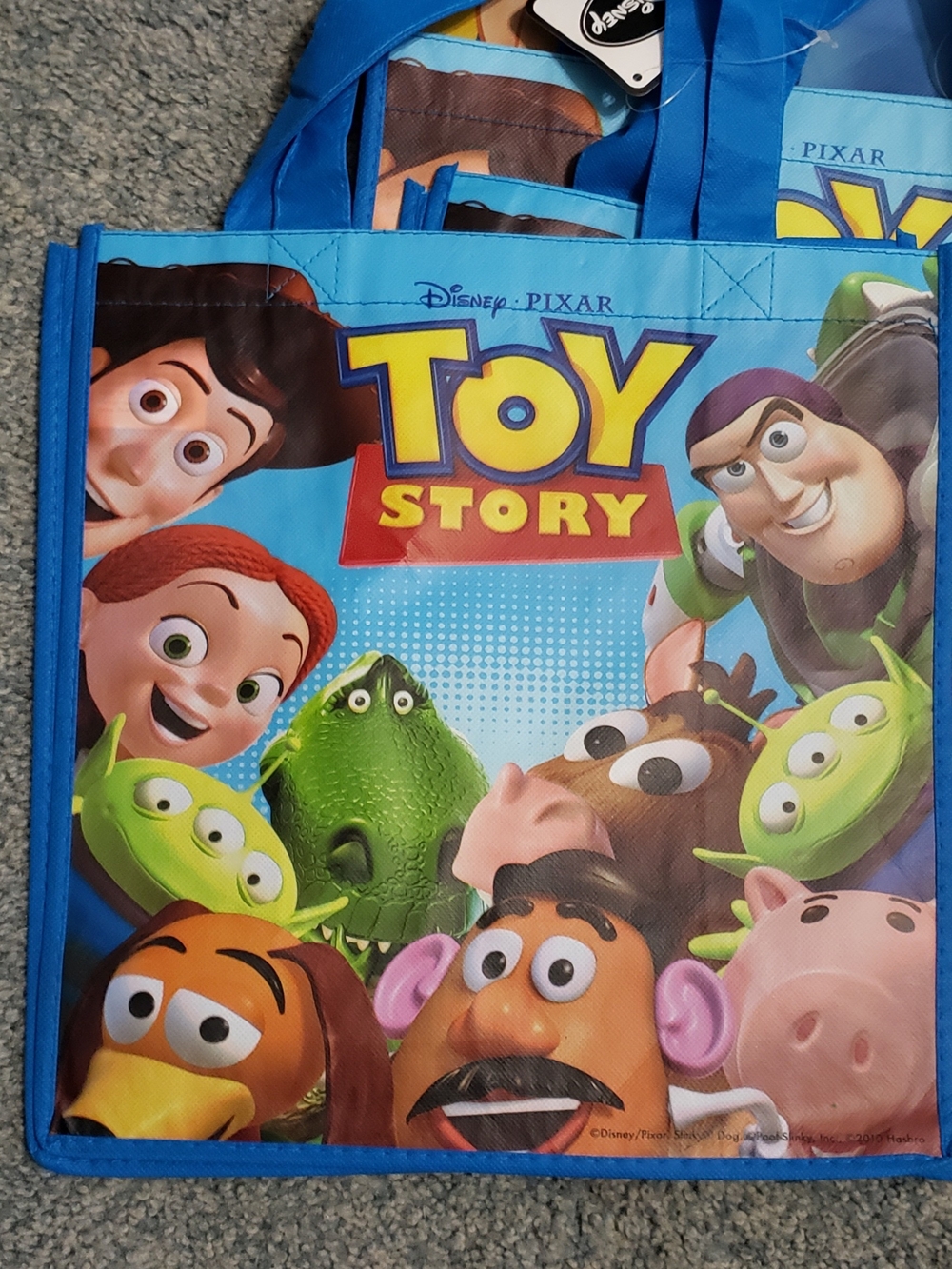 NWT - Toy Story Kids Tote Bag - Blue 13x13x6